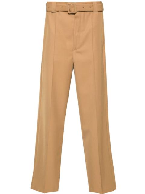 twill tailored trousers