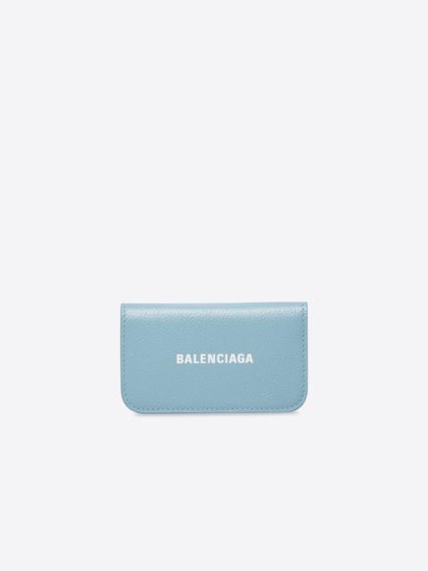 BALENCIAGA Women's Cash Keycase in Blue