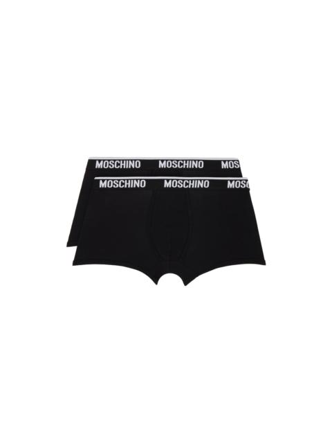 Moschino Two-Pack Black Boxers