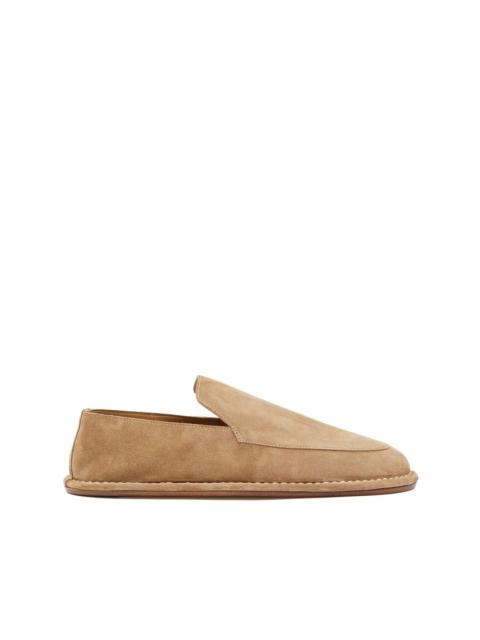 Mocassin suede loafers