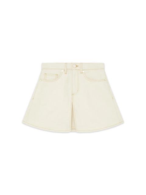 CASABLANCA Monogram Denim Skirt
