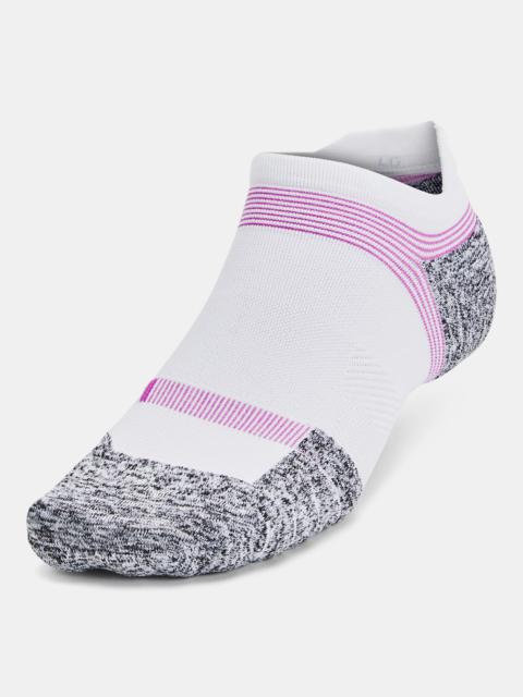 Under Armour Unisex UA ArmourDry® Run Cushion 3-Pack No Show Socks