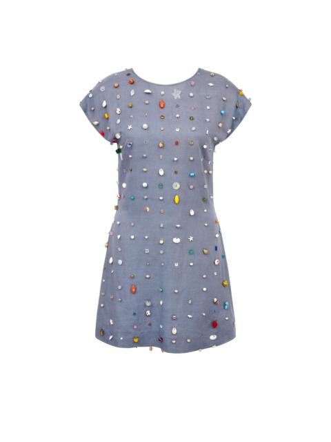 BERNADETTE Short Dress Anne Embroidered