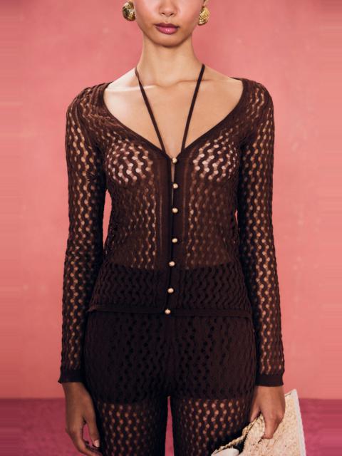 Cult Gaia KATHLEEN KNIT TOP