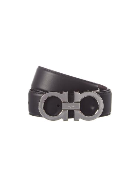 FERRAGAMO Ferragamo Gancini Reversible & Adjustable Leather Belt