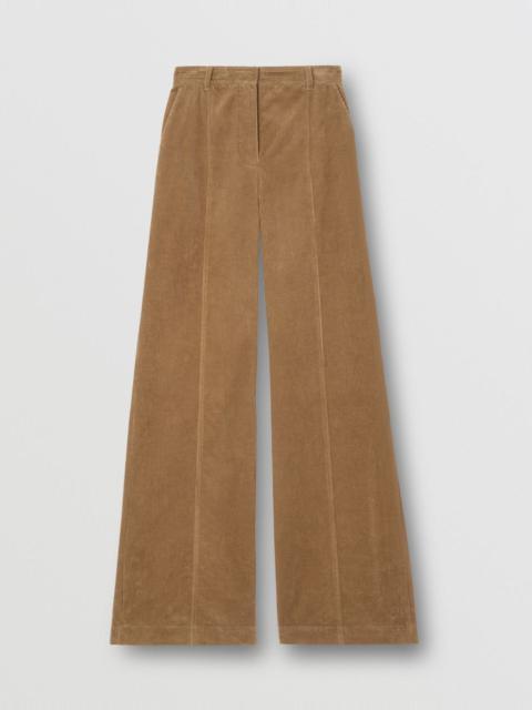 Burberry Corduroy Wide-leg Trousers