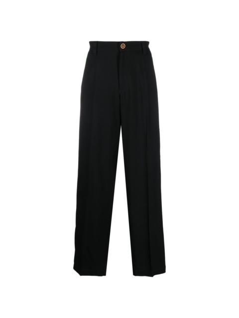 VERSACE striped-detailing trousers