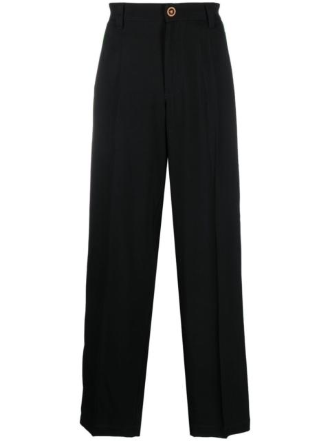 striped-detailing trousers