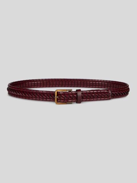 Etro WOVEN LEATHER BELT