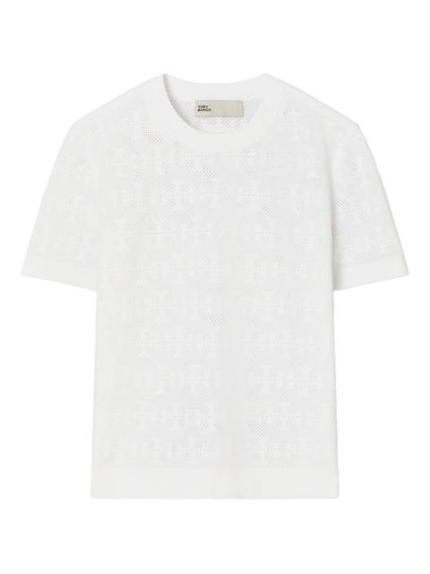 TORY BURCH patterned short-sleeve top