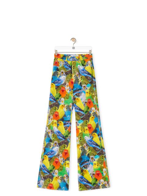 Loewe Parrots jeans in denim