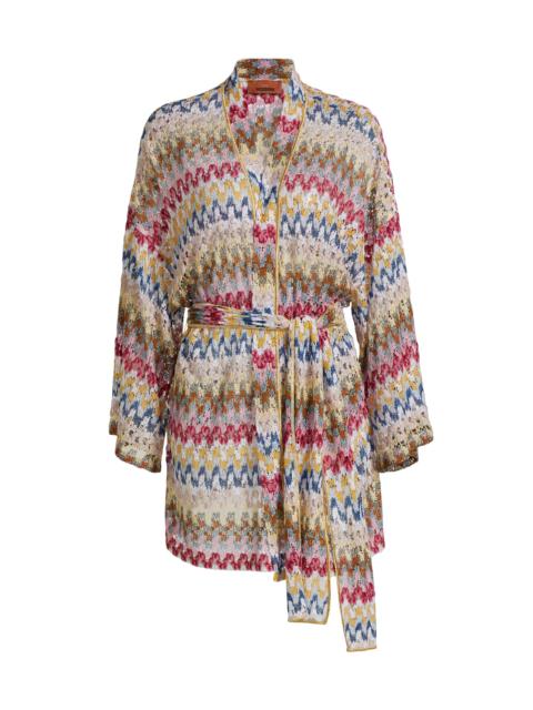 Missoni Women's Raschel Lace Cover-Up Shirtdress - Multi White Base