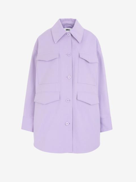 MM6 Maison Margiela Oversized caban coat