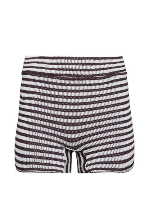 bond-eye Dom striped shorts