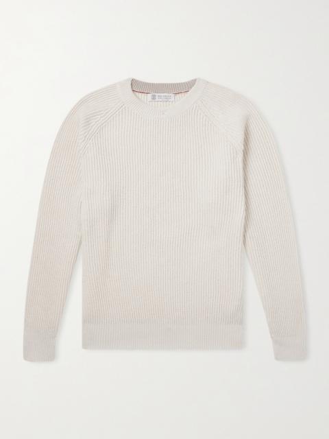 Brunello Cucinelli Ribbed Cotton Sweater