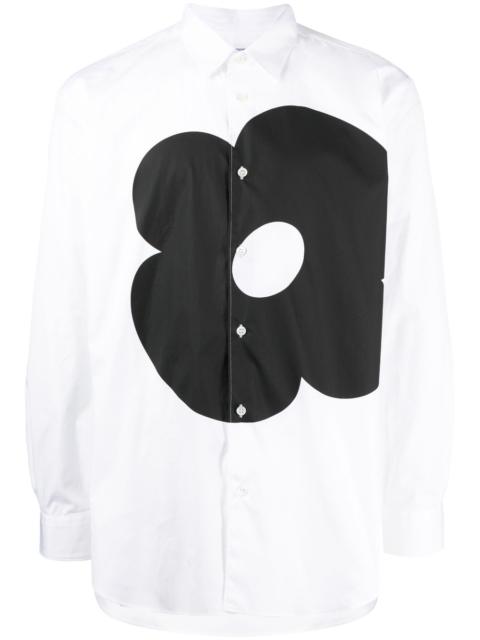 Comme des Garçons SHIRT flower-print long-sleeve shirt