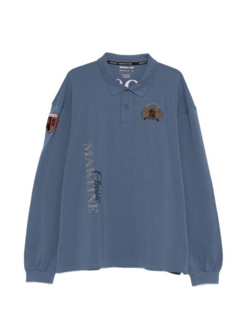 Martine Rose logo polo shirt