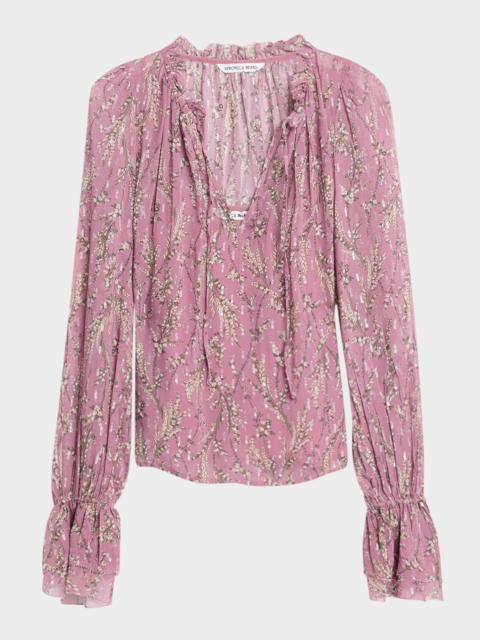 VERONICA BEARD Maxime Floral Blouse