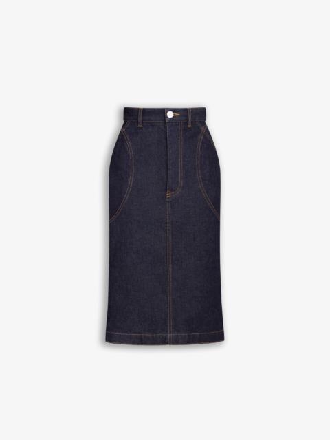 PENCIL DENIM SKIRT