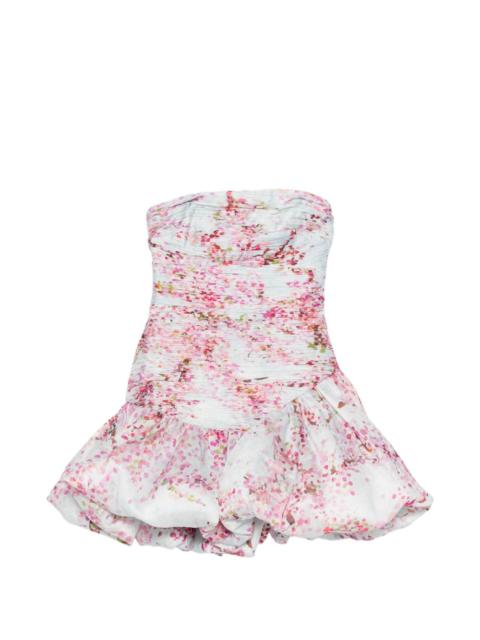 Aje. Ambrose ruffled floral mini dress