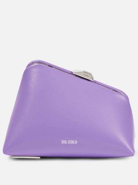 THE ATTICO Midnight Mini embellished leather clutch