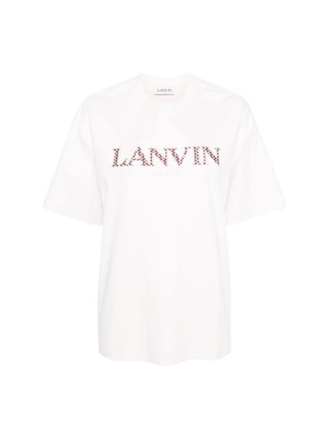 Lanvin logo-patches cotton T-shirt