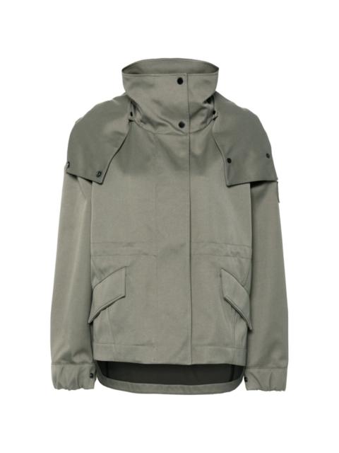 Olivine logo-appliqué jacket