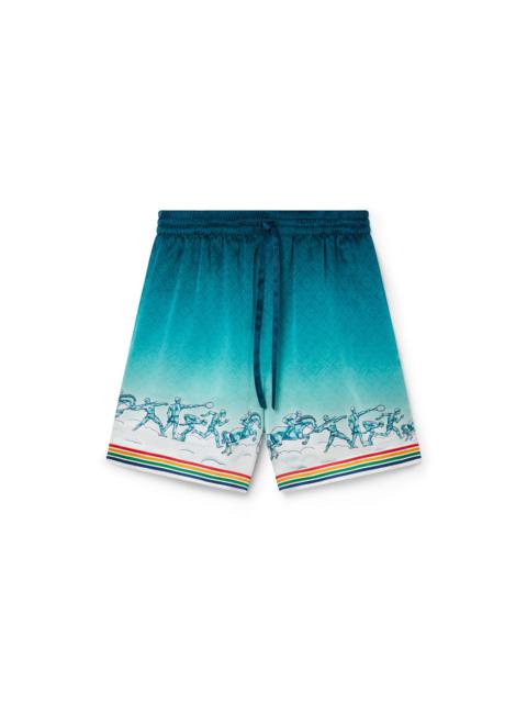 La Déesse Du Stade Silk Shorts