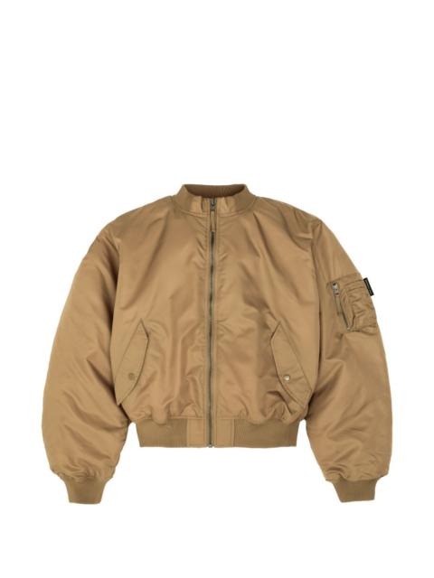 Gosha Rubchinskiy padded-design zip-up bomber jacket