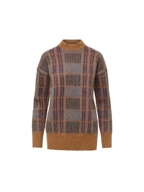 VERONICA BEARD BRISTOL PLAID SWEATER