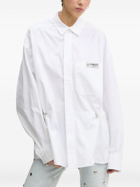 FIORUCCI drawstring patch shirt