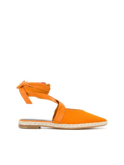 JW Anderson lace-up espadrille flats