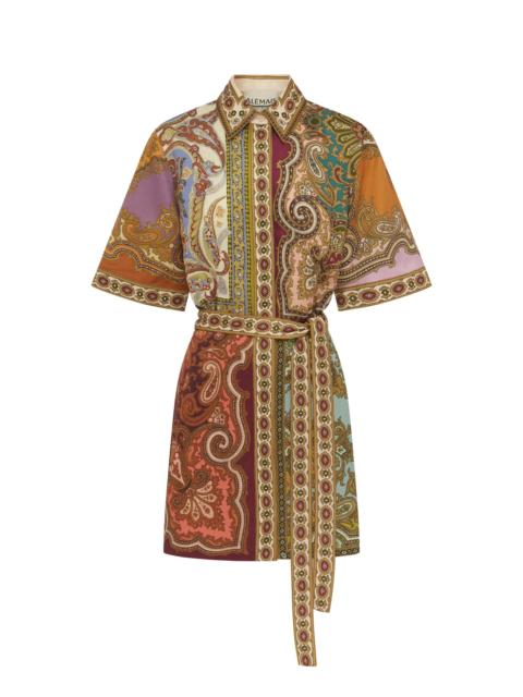 ALÉMAIS Clemenza Spliced Mini Dress