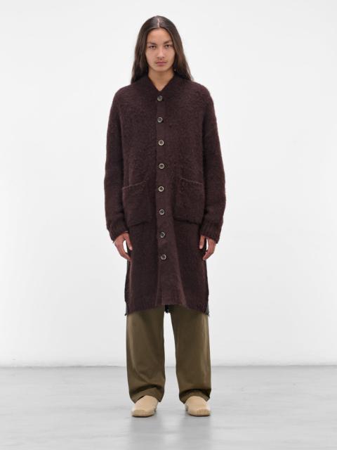 UMA WANG Contrast Two-Panel Knit Cardigan