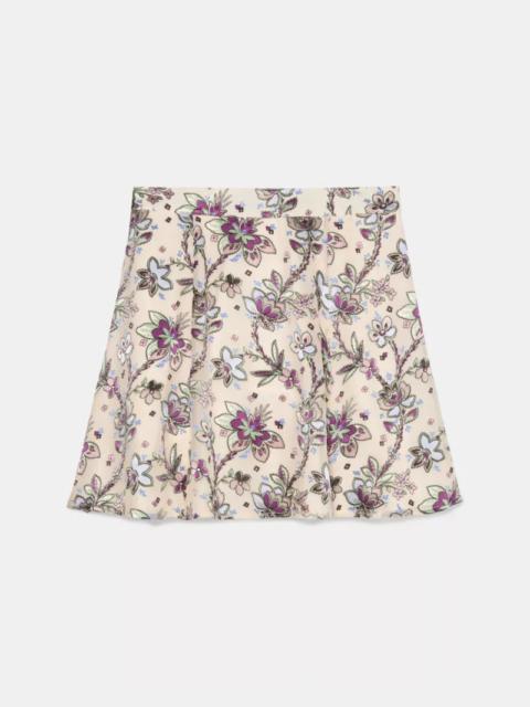 kate spade Satin Devore Mini Skirt