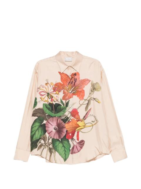 Pierre-Louis Mascia floral-print silk shirt