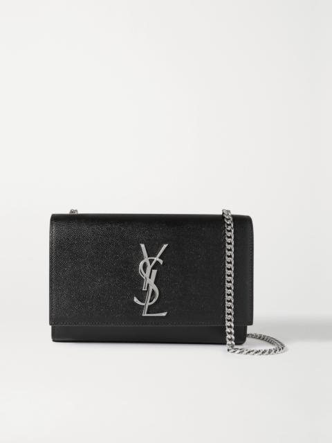 SAINT LAURENT Kate Small Textured-leather Shoulder Bag