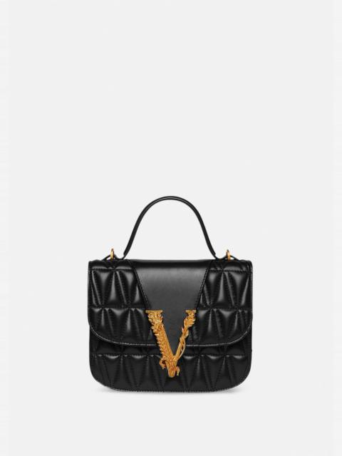 VERSACE Virtus Quilted Dual-Carry Bag