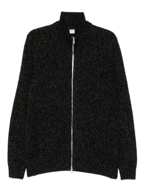 Brunello Cucinelli long-sleeved zip-up cardigan