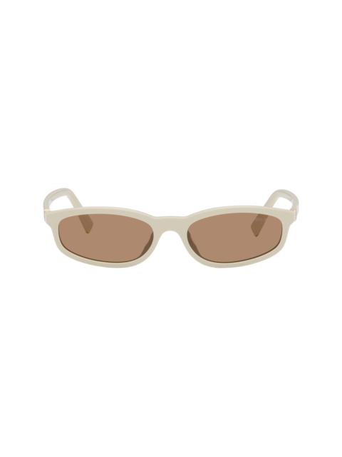 Miu Miu Off-White Miu Regard Sunglasses