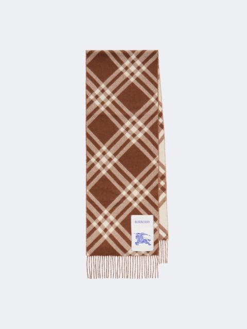 Burberry Burberry Check cashmere scarf