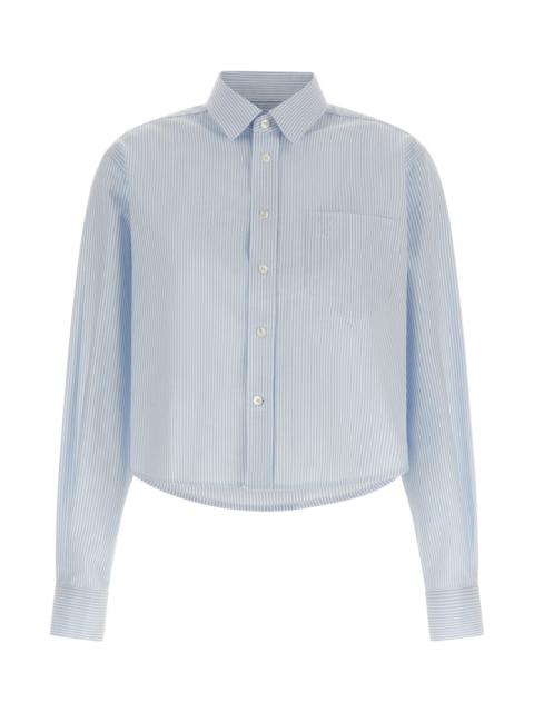 AMI Paris 'Ami De Coeur' Cropped Shirt