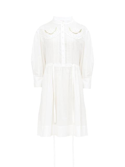 See by Chloé EMBROIDERED SHIRT DRESS