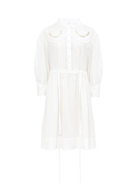 See by Chloé EMBROIDERED SHIRT DRESS