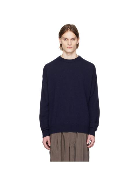 Jil Sander Navy Crewneck Sweater