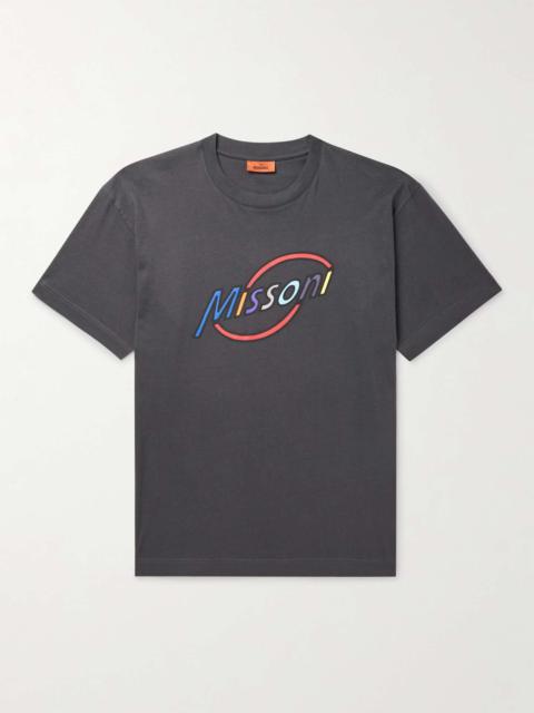Missoni Logo-Print Cotton-Jersey T-Shirt