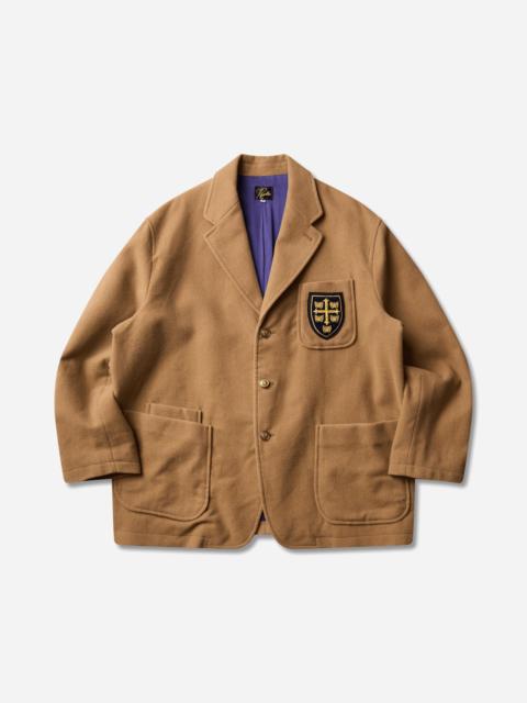 NEEDLES Men's Wool Moleskin Easy Blazer Camel