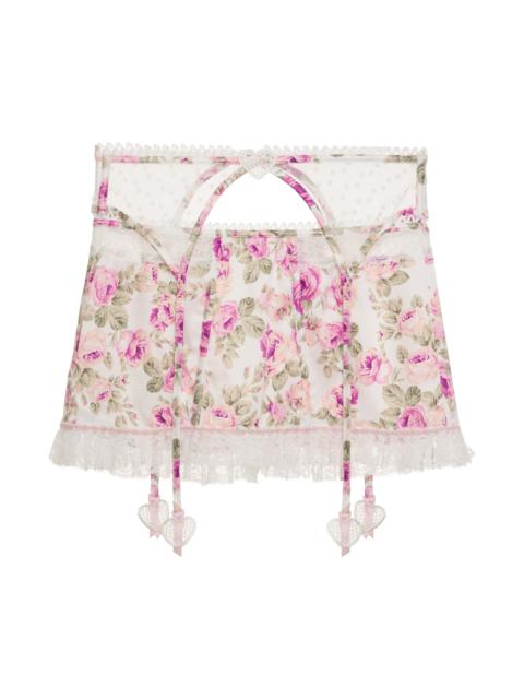 For Love & Lemons Mary Rose Garter Skirt