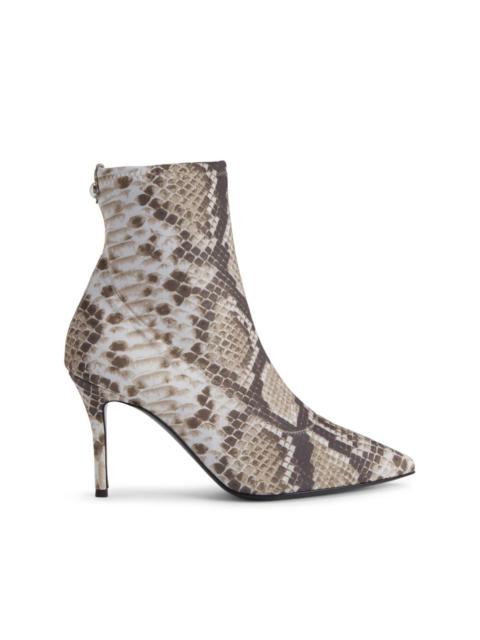 Mirea 90mm snakeskin-print boots