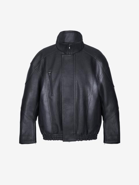 The Frankie Shop Zion Quilted Bomber Jacket - Black